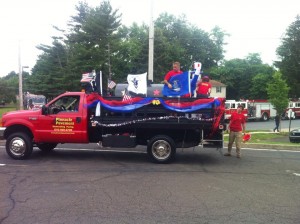 At the New Britain 4th of July Parade